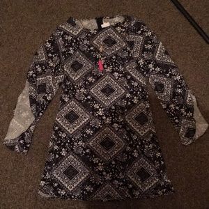 Black and white dress